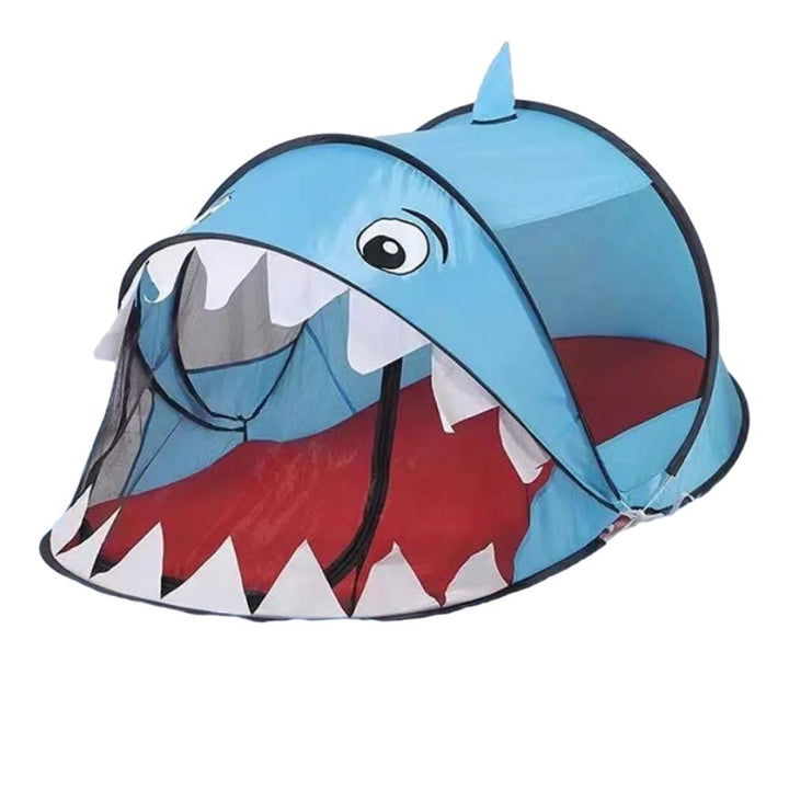 Kids' animal pop-up play tent, quick setup for exciting indoor play or shaded outdoor fun & UV protection.