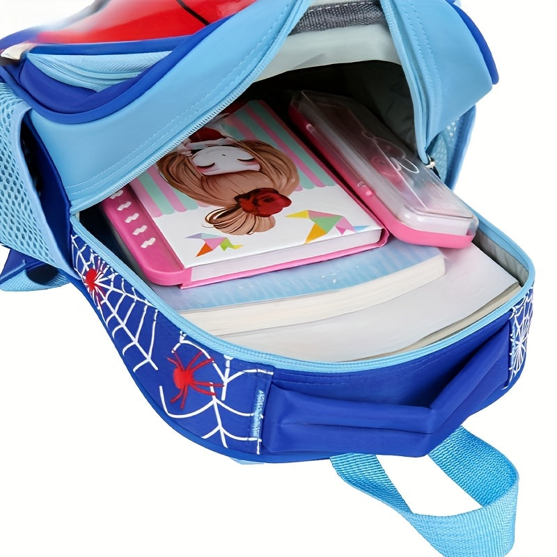 Fun Spider-Man girls' school backpack, durable and stylish for young superhero fans' daily adventures.