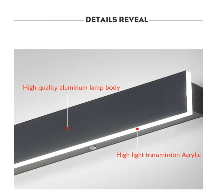 Enhanced home exterior with modern vertical LED wall light. Weatherproof aluminum & glass, energy-efficient outdoor lamp.