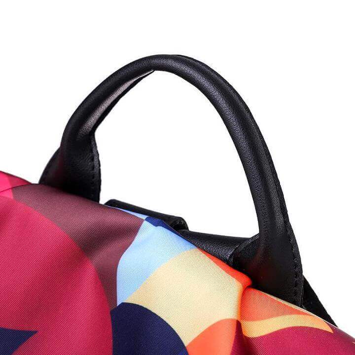 Stylish women's travel shoulder bag in durable water-resistant PU leather with side pockets, anti-theft features.