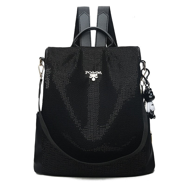 Secure women's anti-theft backpack. Water-resistant design, perfect for daily commutes & travel essentials.