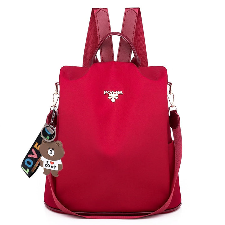 Versatile women's anti-theft backpack. Water-resistant & stylish for travel, work, or daily errands.
