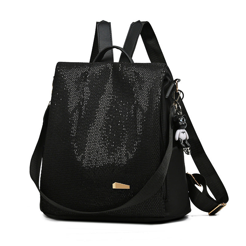 Durable women's water-resistant anti-theft backpack. Secure, stylish & ideal for organized travel.
