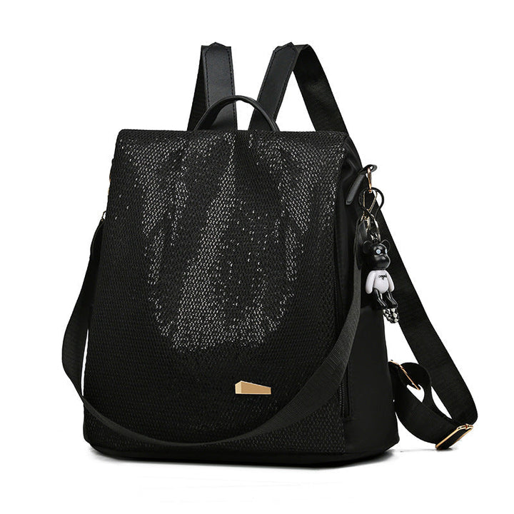 Durable women's water-resistant anti-theft backpack. Secure, stylish & ideal for organized travel.
