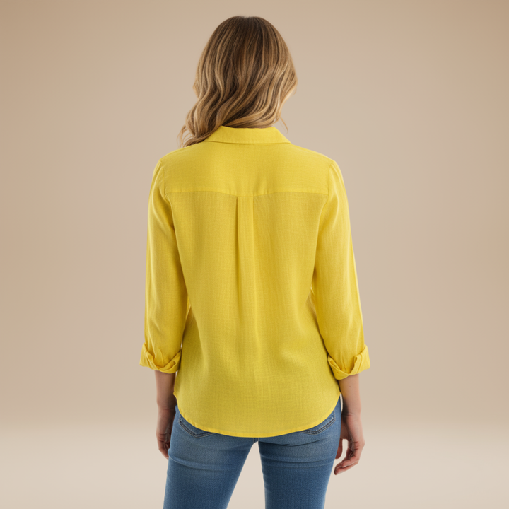 Essential women's button-up shirt, a timeless and versatile top for every season.