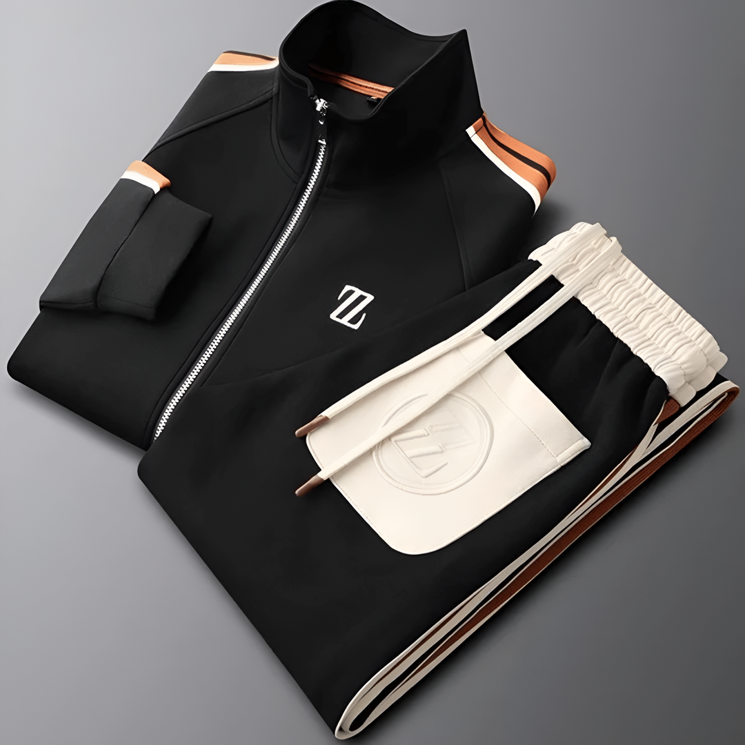 Women's everyday chic tracksuit set, a comfortable two-piece for casual wear, activewear & loungewear.