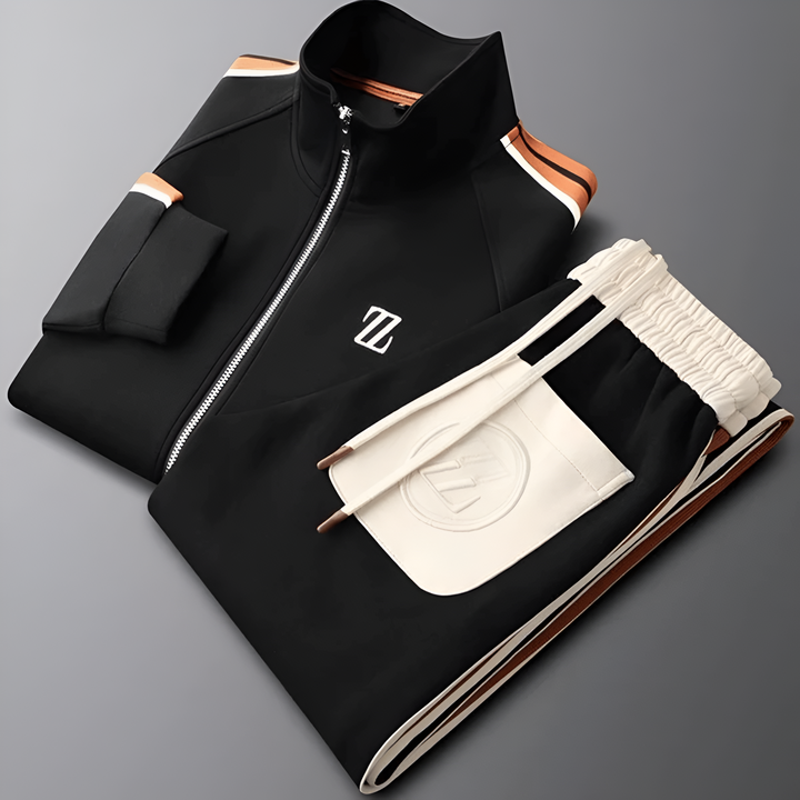 Women's everyday chic tracksuit set, a comfortable two-piece for casual wear, activewear & loungewear.