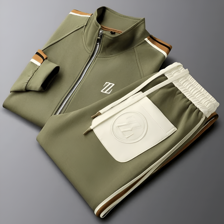 Stylish women's comfortable tracksuit, a versatile matching set for activewear, loungewear & casual chic.