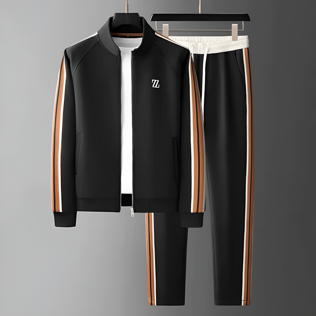 Women's activewear tracksuit set, comfortable loungewear for sports & casual everyday style.