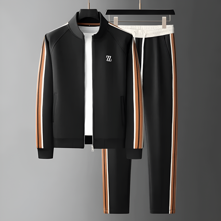 Women's activewear tracksuit set, comfortable loungewear for sports & casual everyday style.