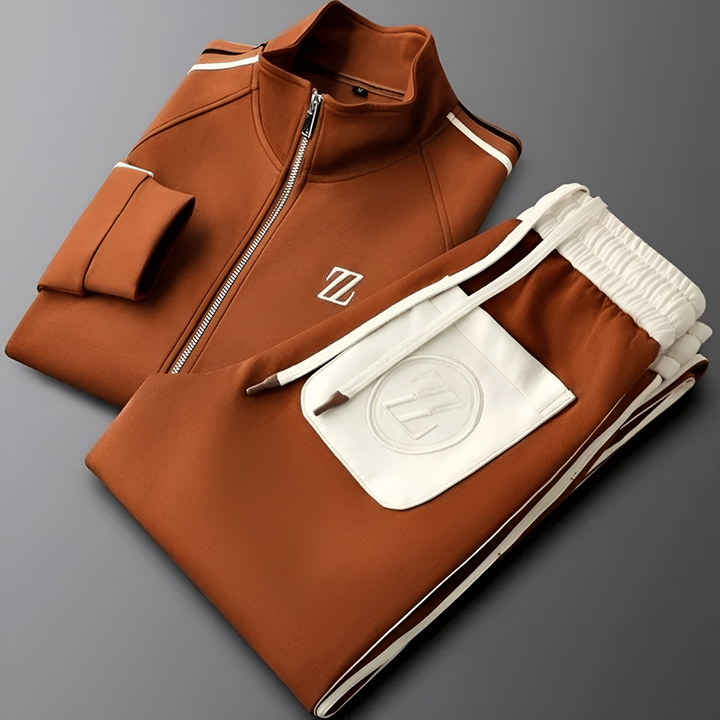 Versatile women's athletic tracksuit set, comfortable for sports, loungewear, and everyday chic.