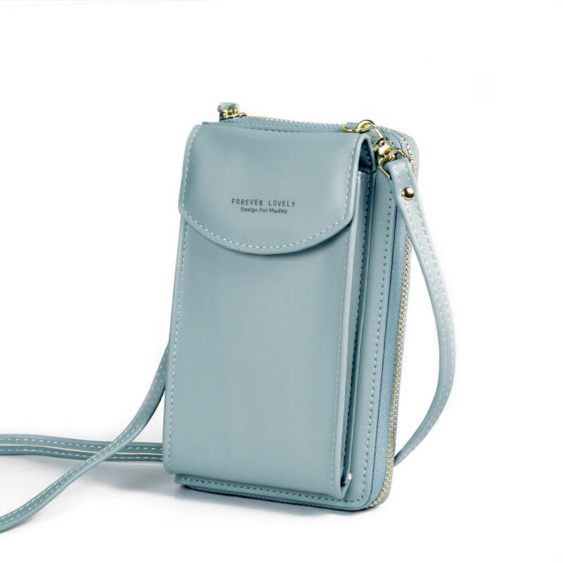 Compact women's PU leather everyday bag, secure and practical for all your needs.