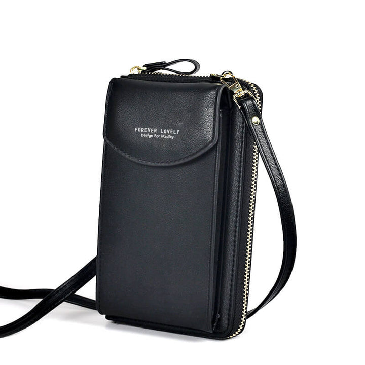 Women's versatile compact PU leather shoulder bag, perfect for various occasions.