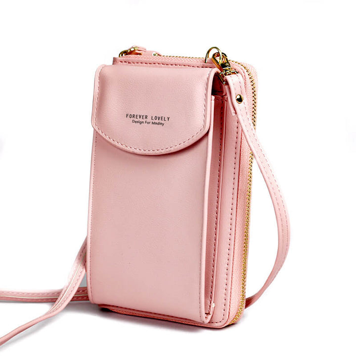 Everyday women's compact PU leather crossbody bag, fashionable & convenient.