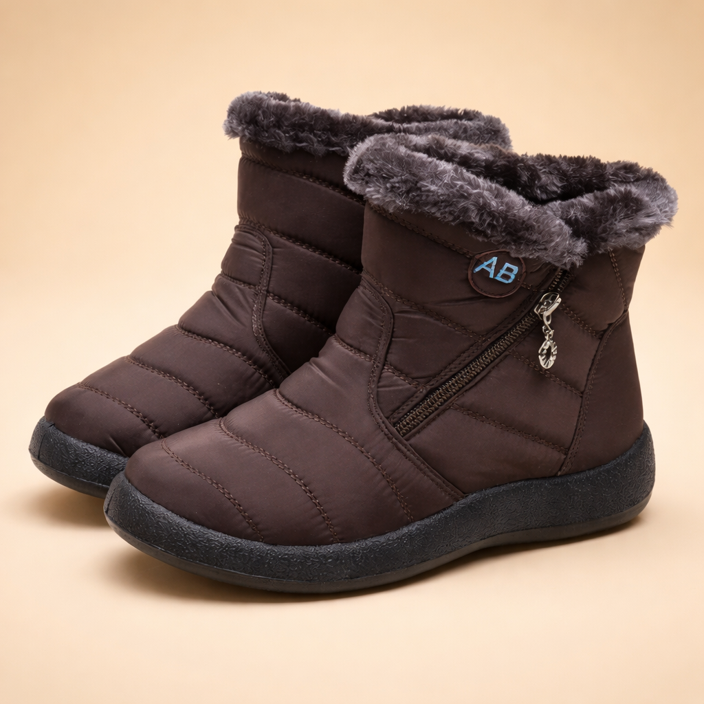 Cozy lined women's winter ankle boots, offering luxurious warmth and stylish comfort for cold days.