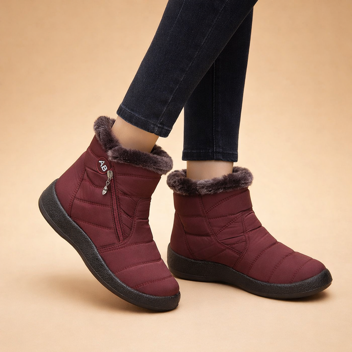 Versatile women's lined winter ankle boots, combining warmth, comfort & stylish everyday wear.