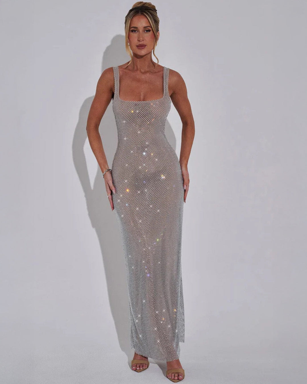 Women's formal embellished gown, a perfect choice for elegant evenings.