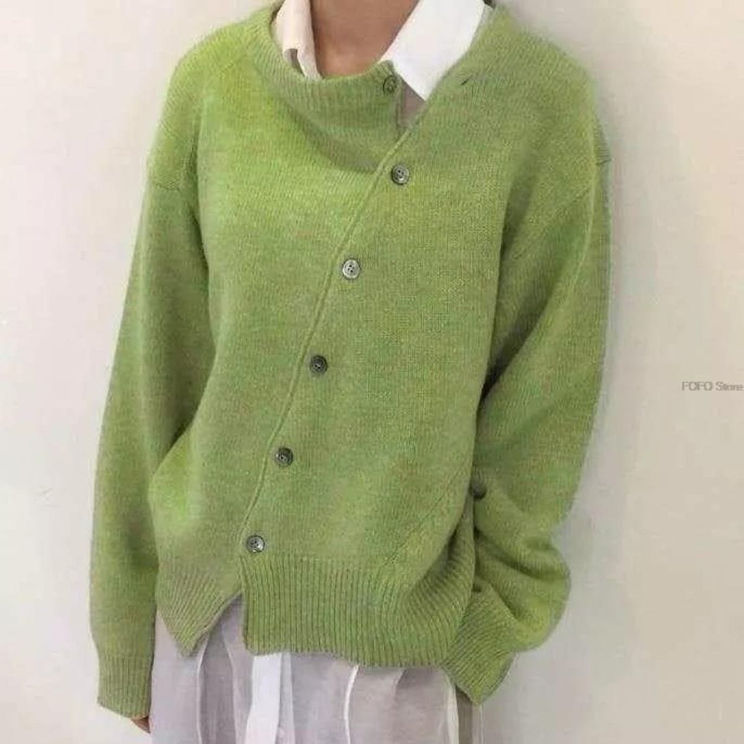 Stylish women's wrap cardigan, a comfortable & chic layering top for fall and winter fashion.