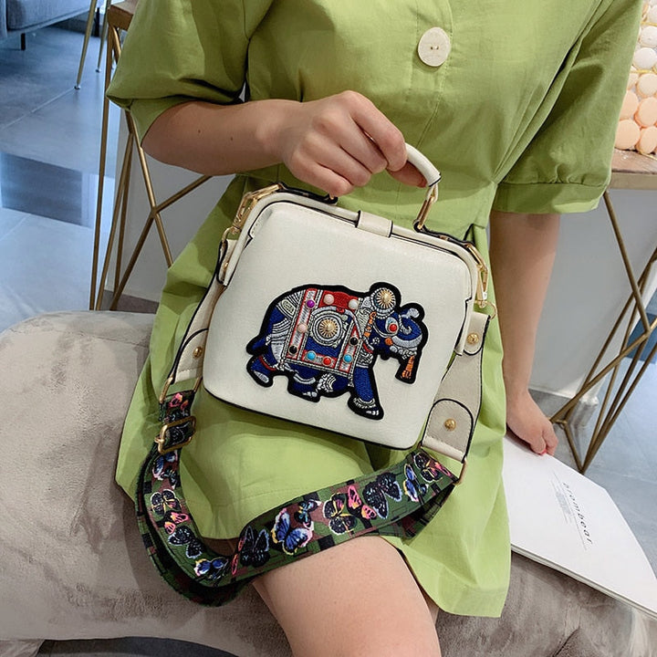 Bohemian embroidered women's bag, lightweight & perfect for any occasion.