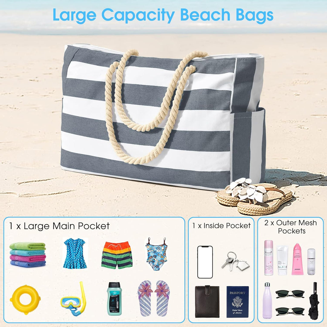 Multi-use large waterproof tote for women, travel ready.