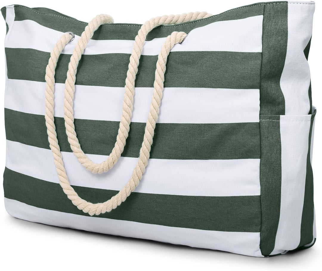 Waterproof tote bag for women's weekend getaways.