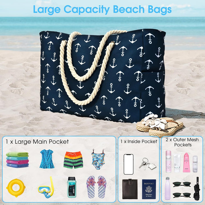 Large spacious waterproof tote for women's daily life.