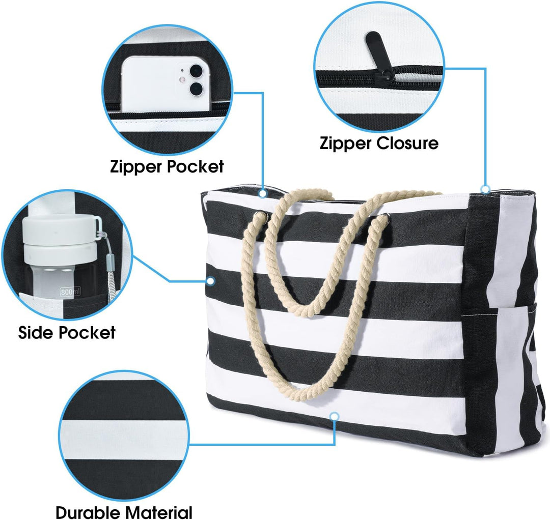 Women's large waterproof tote, ideal for sports gear.