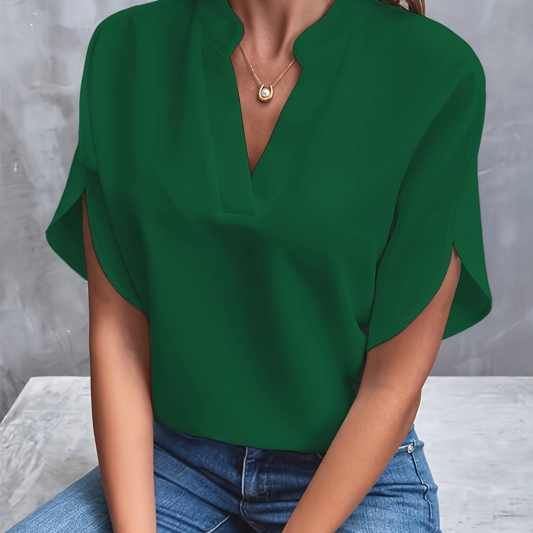 Beautiful elegant blouse for women, a lightweight top for versatile everyday style & office work.