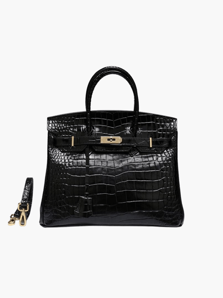 Versatile genuine leather shoulder bag, luxury style for everyday carry.