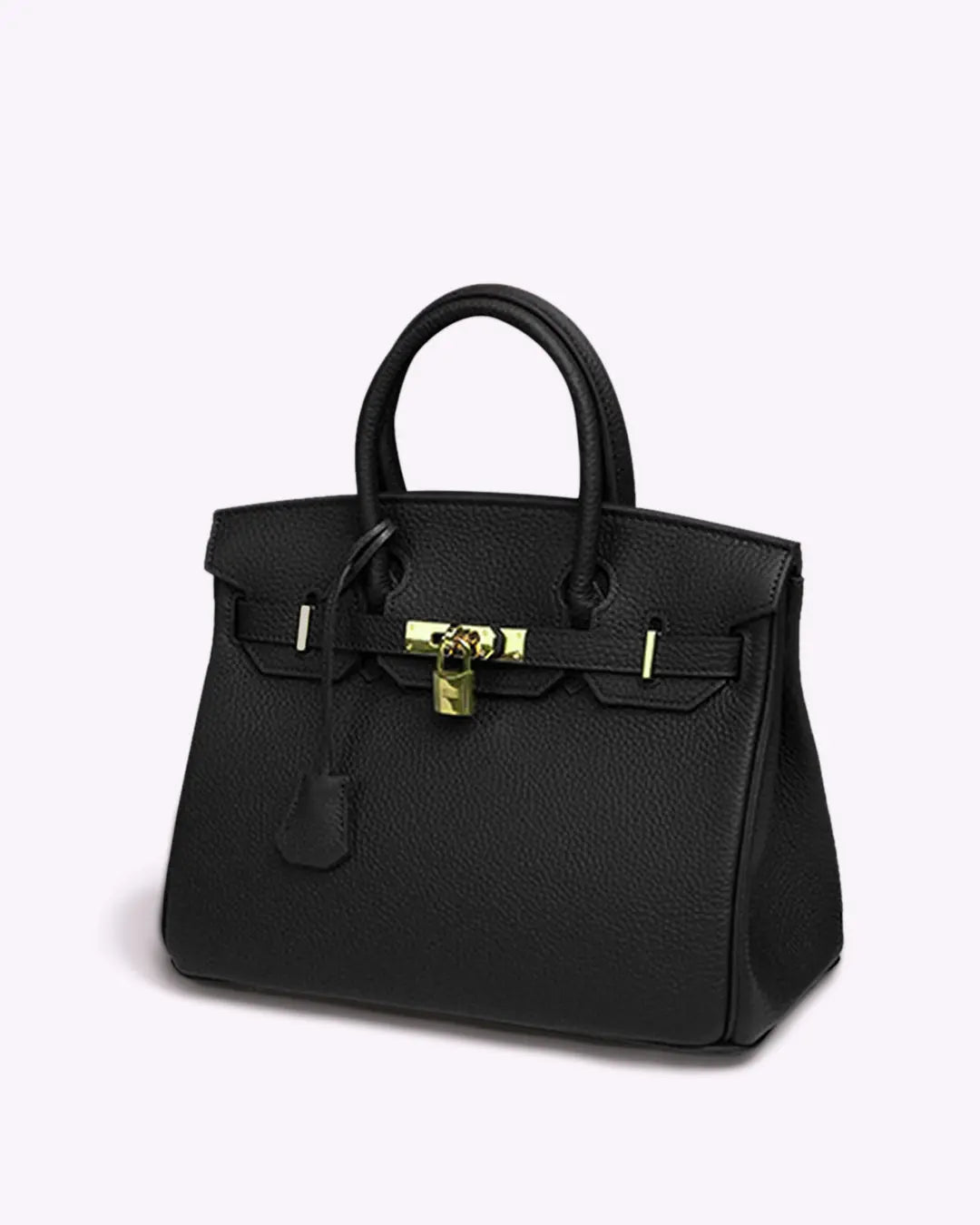 Chic genuine leather shoulder bag, classic luxury accessory for women.