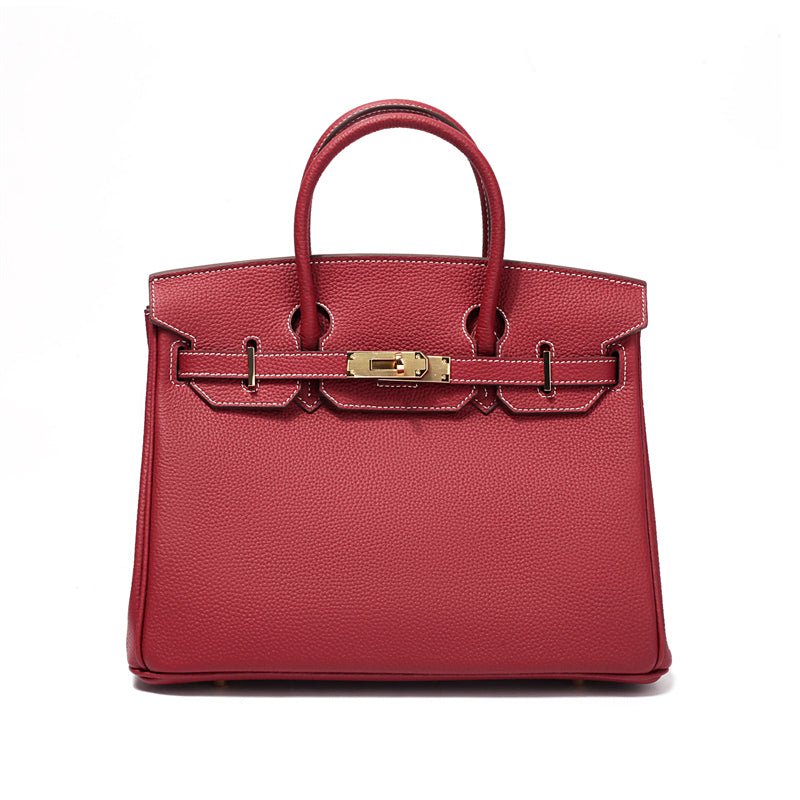 Women's genuine leather luxury handbag, elegant and functional daily carry.