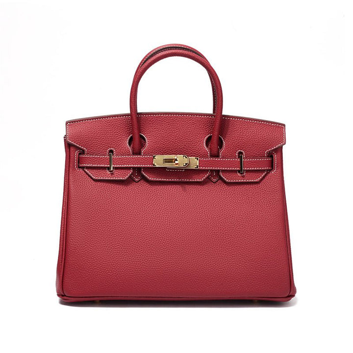 Women's genuine leather luxury handbag, elegant and functional daily carry.