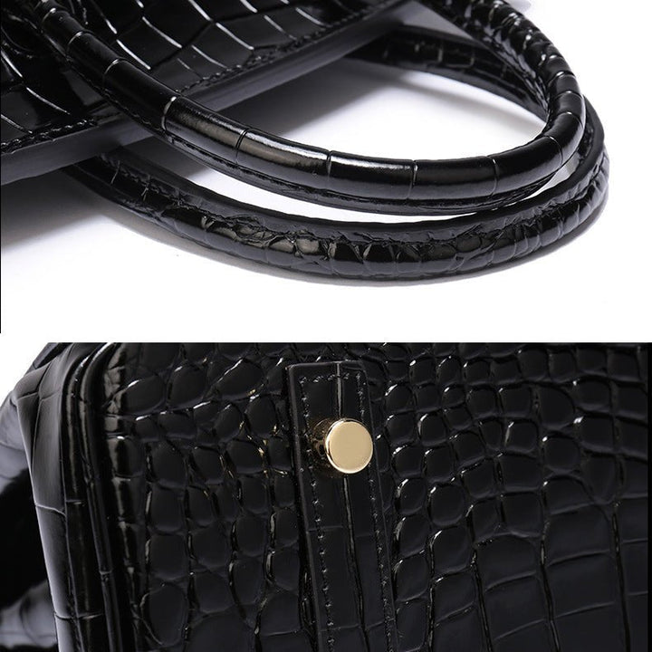 Genuine leather women's handbag, chic and designer quality accessory.