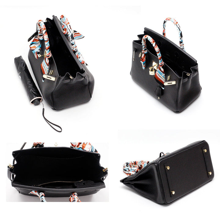 Timeless genuine leather luxury purse, perfect for elegant daily carry.