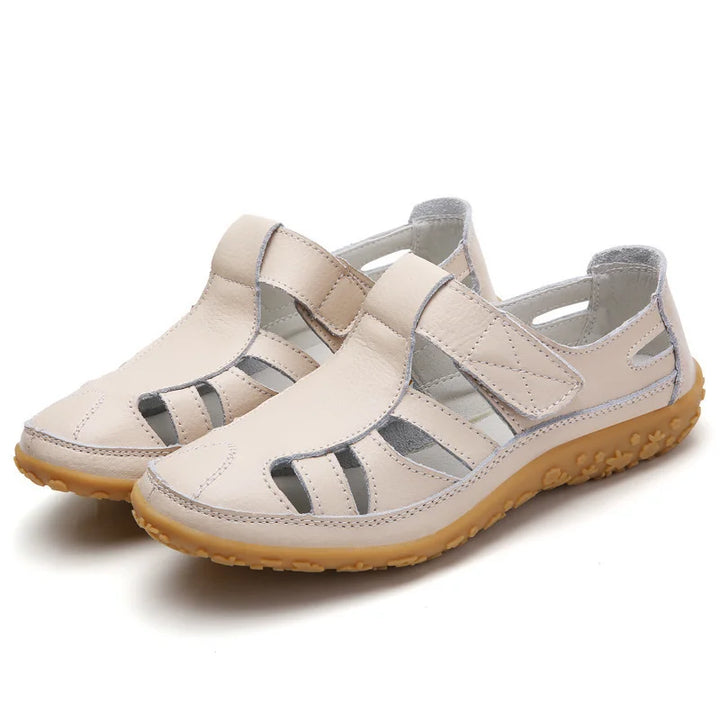 Women's orthopedic summer sandals: comfort shoes with arch support for daily wear.