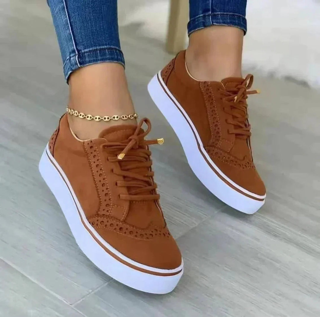 Women's orthopedic platform sneakers, ideal for all-day comfort & daily wear. Features arch support.