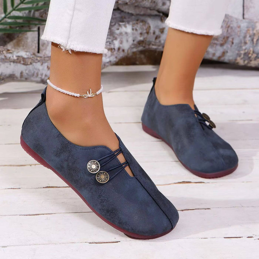 Cushioned comfort women's walking shoes, orthopedic design with arch support for all-day wear.