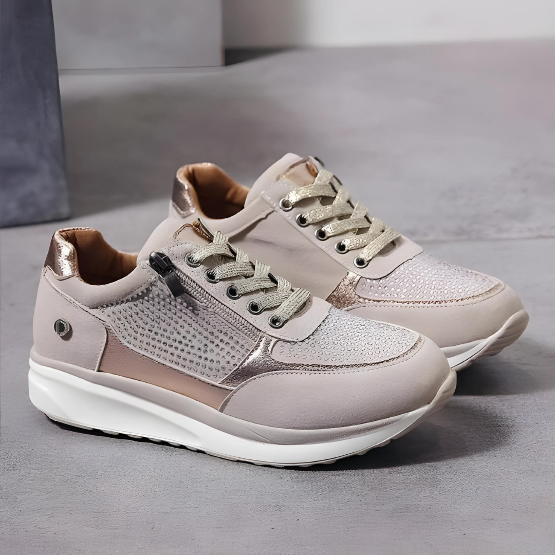 Lightweight women's support sneakers, offering all-day comfort for walking, fitness & active wear.