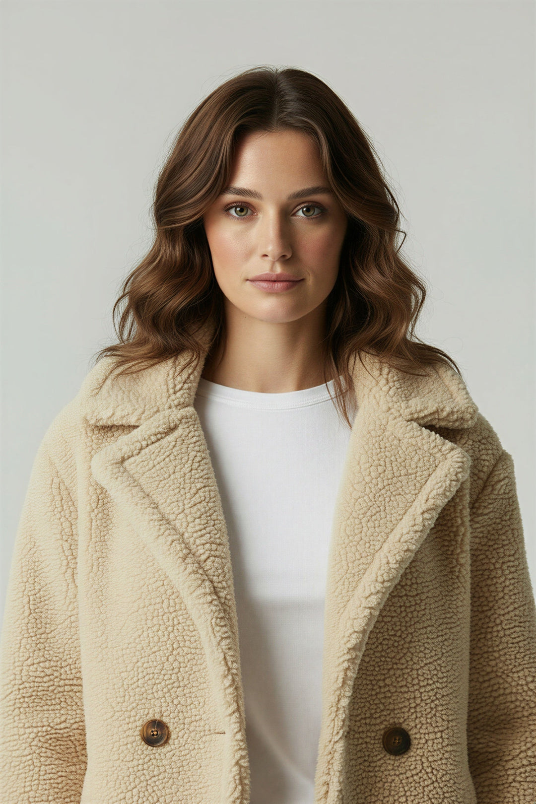 Women's oversized winter jacket in a cozy fit for warmth & style.