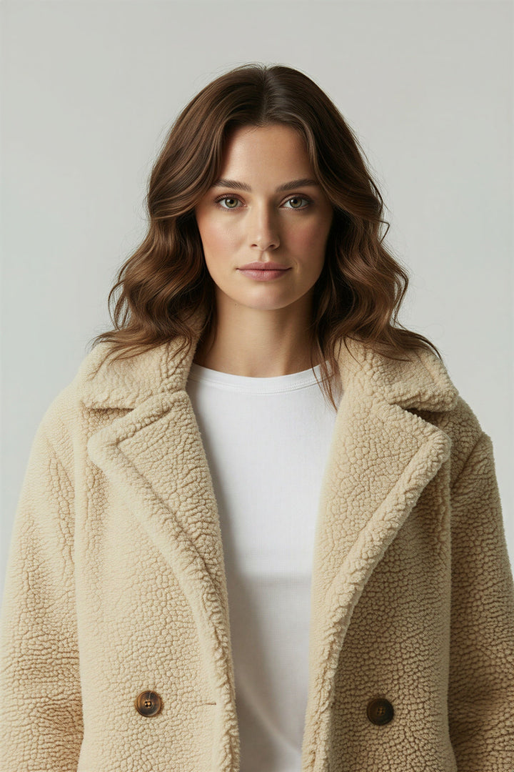 Women's oversized winter jacket in a cozy fit for warmth & style.