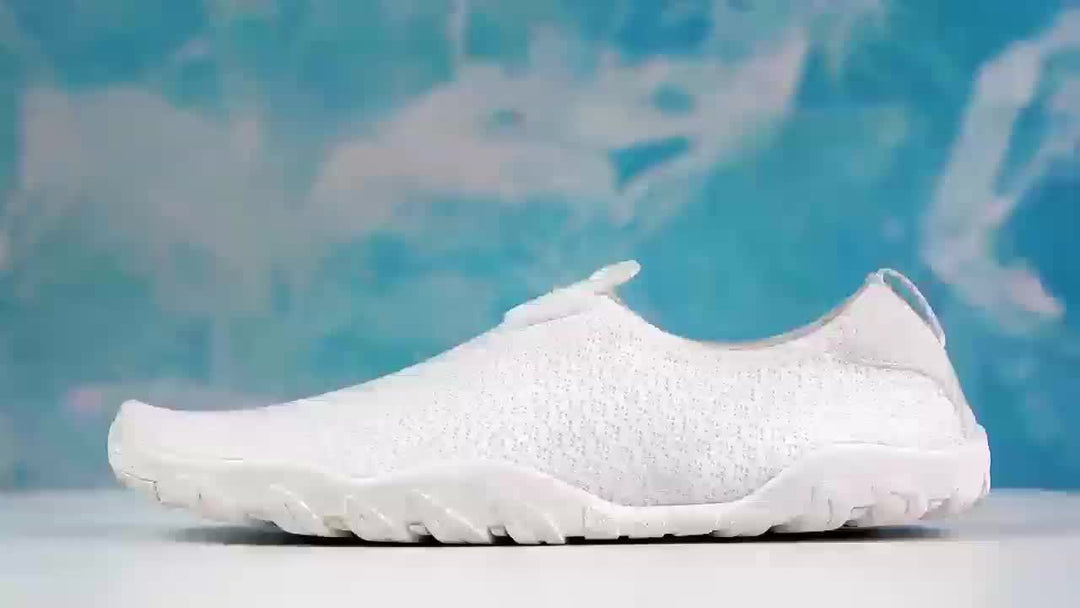 Lightweight women's quick dry water shoes. Non-slip for beach, lake, & pool. Breathable aquatic footwear.