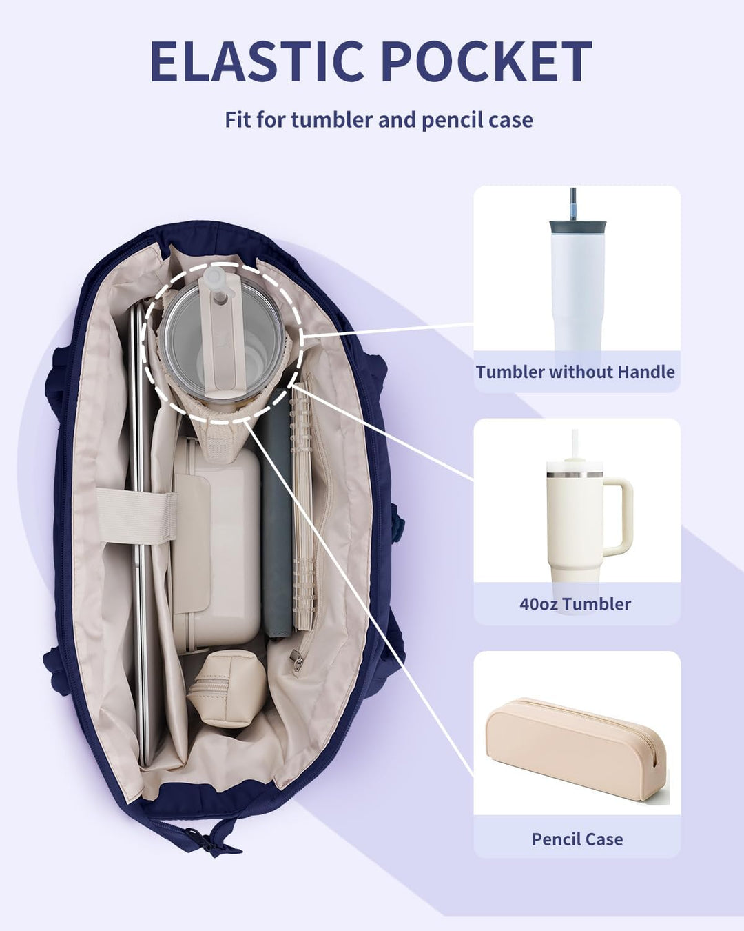 Women's laptop & cup holder tote, a quilted puffer bag for ultimate organization.