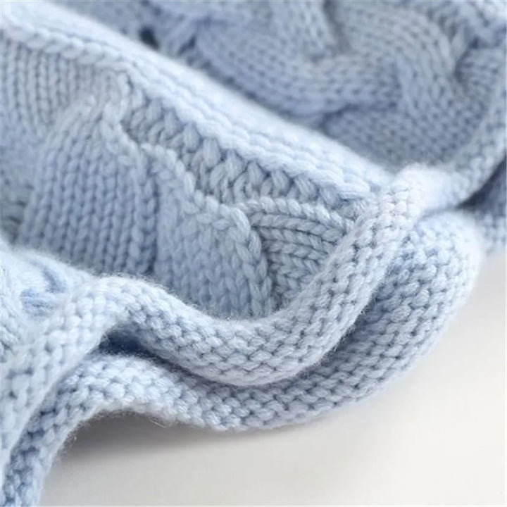 Warm women's pullover sweater. Soft, luxurious knitwear for comfortable and elegant winter fashion.