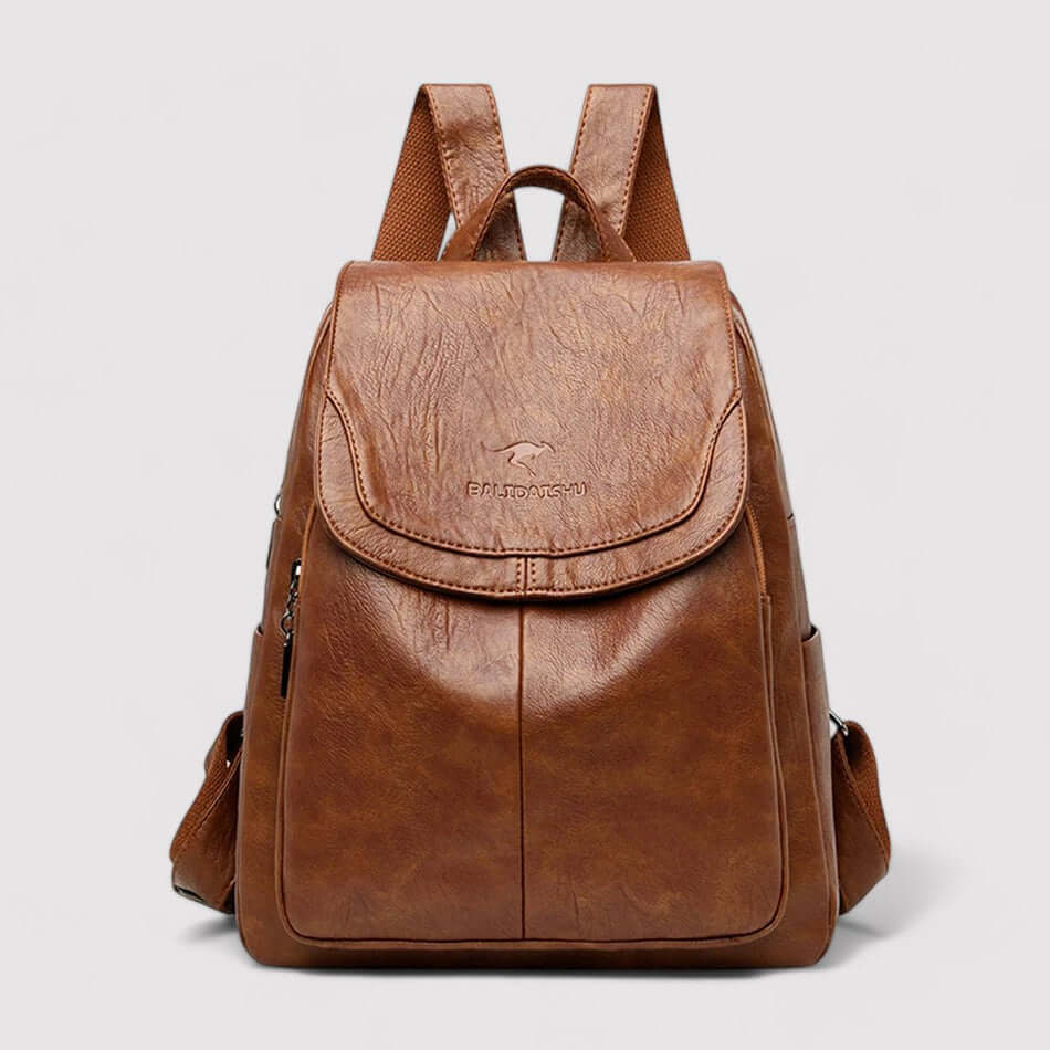 Women's stylish anti-theft backpack for secure everyday travel & accessories.