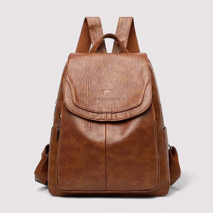 Women's stylish anti-theft backpack for secure everyday travel & accessories.