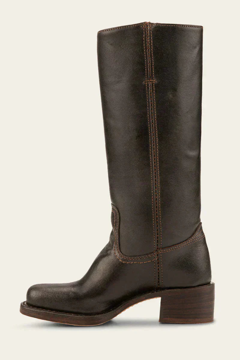 Women's sophisticated mid-calf boots with a comfortable block heel, perfect for elegant looks.