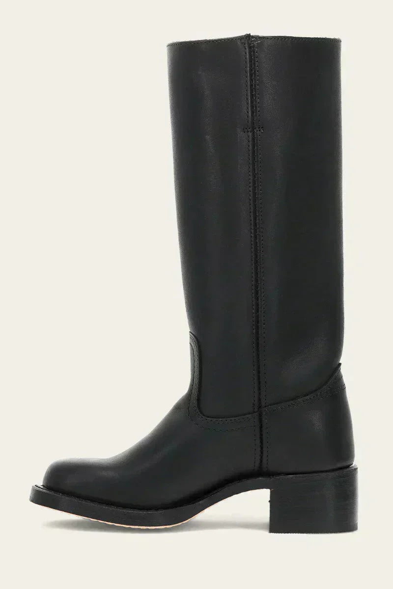 Elevate your style with these women's mid-calf block heel boots, a comfortable fashion choice.