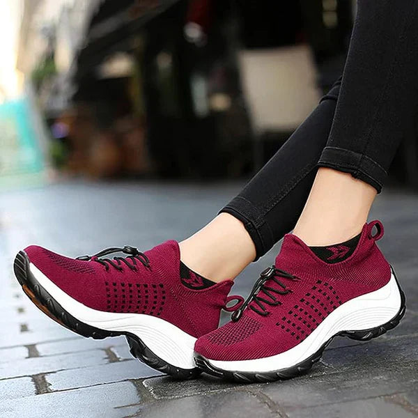 Women's stylish orthotic shoes for plantar fasciitis relief, offering arch support & comfort for everyday wear.