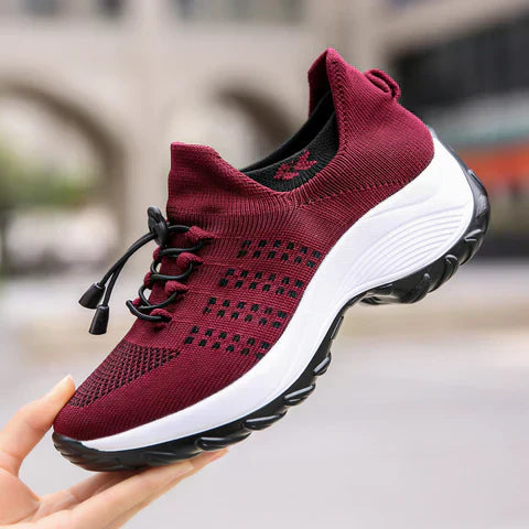 Comfortable women's orthotic shoes, sleek design for active lifestyle & plantar fasciitis pain management.