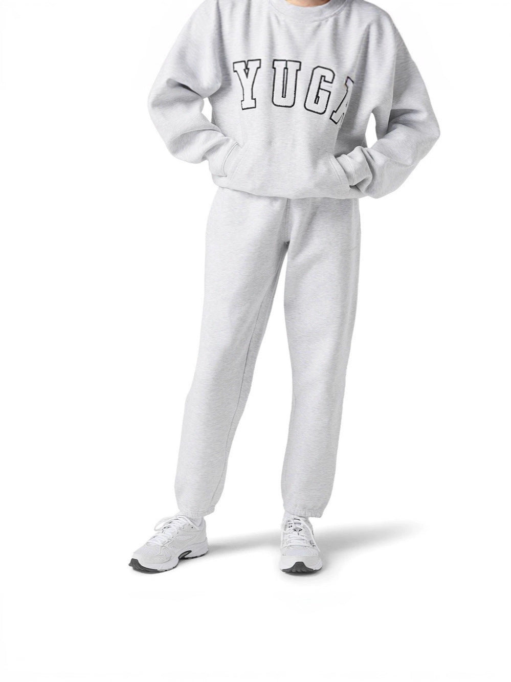 Chic women's printed yoga hoodie. A cozy and stylish pullover for active lifestyles and comfy fashion.